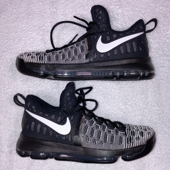 Nike zoom Kd9 Oreo black white Euc size 8 - Picture 2 of 7
